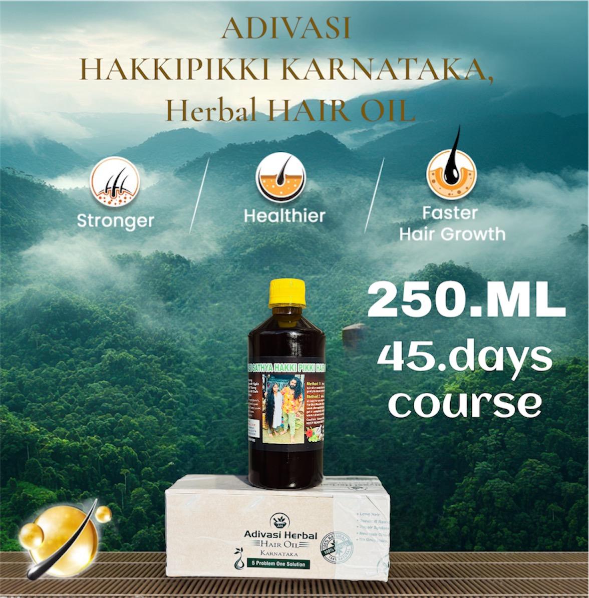 KARNATAKA HAKKI PIKKI NEELAMBARI HERBAL HAIR OIL