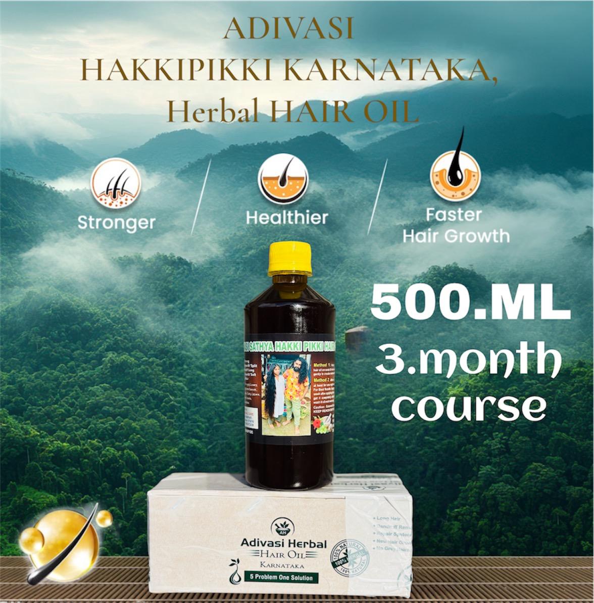 KARNATAKA HAKKI PIKKI NEELAMBARI HERBAL HAIR OIL